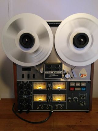 Teac A - 3340s 4 - Track/15ips Reel To Reel Serviced W/ - Very Good,  Cond