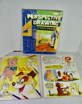 3 Vintage Drawing Books Walter T Foster Instructional Drawing Books Animation