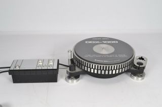 Micro Seiki Ddx - 1000 Turntable Record Player - Ax - 1 Tonearm Mounts - Audiophile