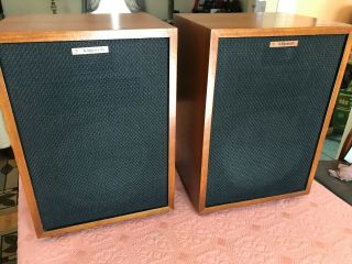 Klipsch Heresy 1 Speakers - 1979 - Hwo – With Risers,  Consecutive 