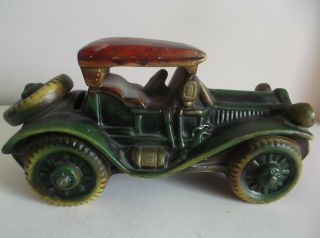 Vintage Ceramic Old Car Money Box