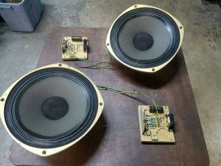 2 Tannoy Puma 15 Inch Concentric Speakers With Crossovers