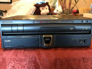 Pioneer Cld A - 100 Ld Player W/ Sega & Karaoke Pacs,  3 Laser Active Lds W/remote
