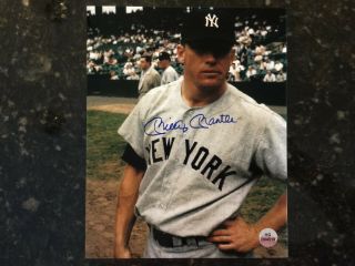 Mickey Mantle Autographed 8x10 Photo W/ Certificate Of Authenticity