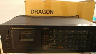 Nakamichi Dragon Auto Reverse Cassette Deck Player Powers Up Read Descrip