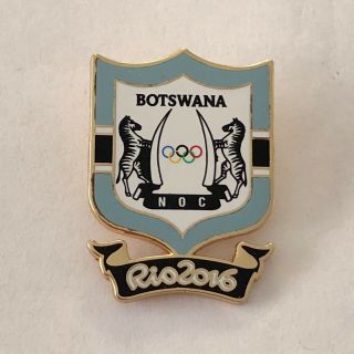 Botswana Noc Olympic Team Pin - Rio 2016