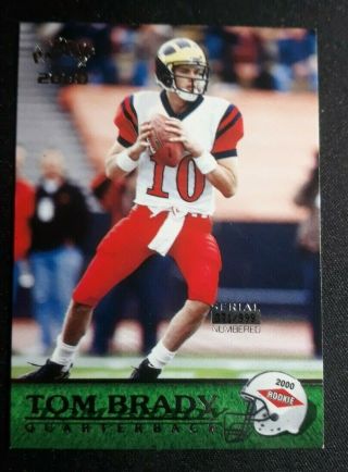 2000 Pacific - Tom Brady - 403 - Rookie - /999