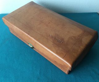 Vintage Hamley Leather Kit (empty) Personalized E C Eppley Omaha,  Nebraska