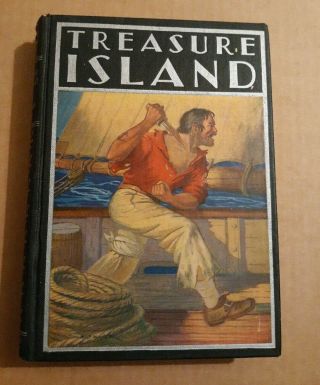 Vintage Treasure Island Robert Louis Stevenson Windermere Series 1936 Hc
