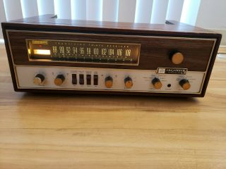 The Fisher 500t Am - Fm Receiver W - Wood Cabinet - Serviced