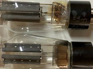 A Match Western Electric Engraved 274b Tubes Nos Standard At1000 Test