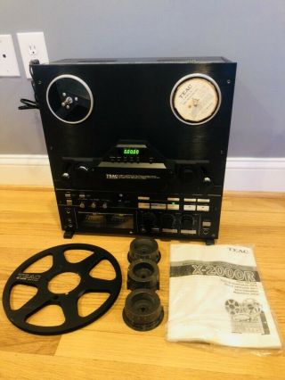 Teac X - 2000r Reel To Reel Tape Deck Recorder - Read - Parts