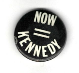 Vintage Political Pin 1968 Robert F Kennedy Pin Rfk Pin Now Kennedy Pin