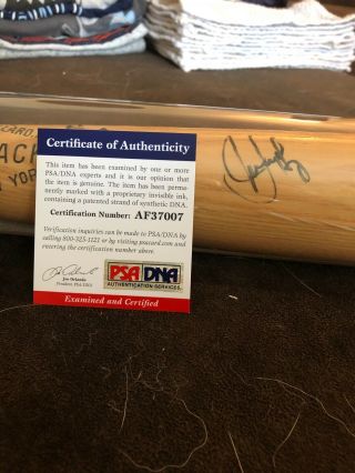 Juan Gonzalez Texas Rangers Autographed Adirondack 302 Bat Psa/dna Af37007