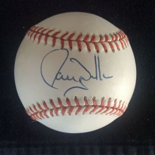 Larry Walker Signed Onl White Baseball - Expos