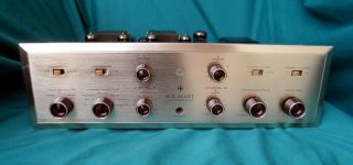 Hh Scott 222c Tube Amplifier With Some Telefunken Tubes In