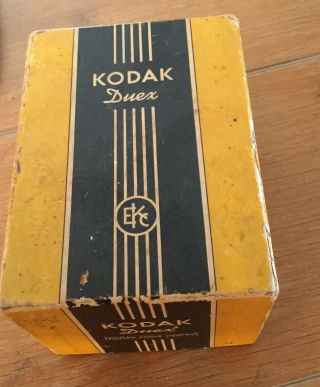 Vintage Kodak Duex 620 Roll Film Camera With Strap And Box