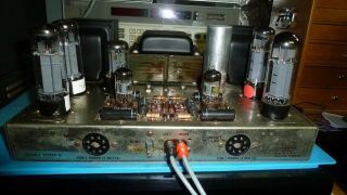 Dynaco St - 70 Tube Amplifier  With Tubes And Tube Cage -