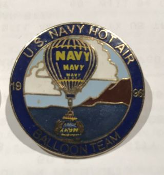 1996 U.  S.  Navy Hot Air Balloon Team Balloon Pin