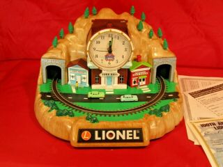 Lionel 100th Anniversary Animated Talking Train Alarm Clock,  Ob