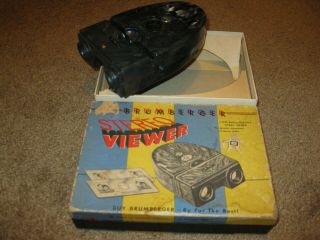 Vintage 1950s Brumberger 3d Realist Stereo Viewer Stereo Viewer