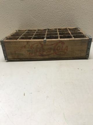 Vintage Wooden Soda Crate Pepsi Cola Wood Kenosha,  Wisconsin