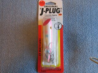 Vintage Luhr Jensen J - Plug 4 3/4 " Salmon Plug Fishing Lure Nip.