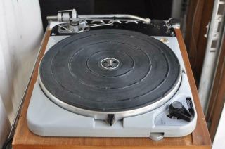 Thorens Td - 124 Ii Turntable W/sme 3009 & Wood Base As - Is For Parts/repair Td124