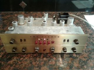 Fisher 400 - Cx Pre - Amplifier Preamp 12ax7 7247 Bench Checked And Serviced.