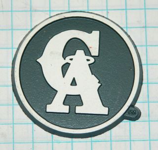 Vintage California Angels Baseball Logo Rubber Refrigerator Magnet 8