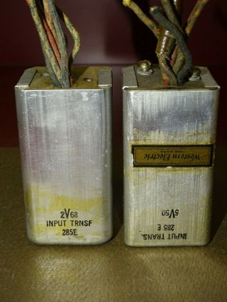 Pair,  Western Electric 285 E INPUT Transformers for Tube Amp 2