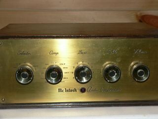 1 Mcintosh C - 4 Preamp (serviced) With Cabinet