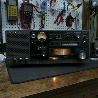 Sony Icf - 6800w Am Fm Sw Radio Communications Receiver