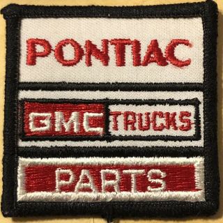 Vintage Pontiac Gmc Trucks Parts Embroidered Sew - On Patch