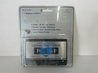 Vintage Realistic Electronic Cassette Tape Head Demagnetizer 44 - 1165