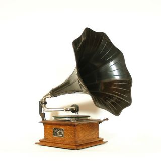 1907 Victor I Phonograph W/flower Horn Nicest Victor 1 I 