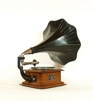 1907 Victor I Phonograph w/Flower Horn Nicest Victor 1 I ' ve Seen In 30 Years 3