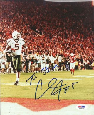 Andre Johnson Autographed Signed 8x10 Photo Miami Hurricanes " To Jim " Psa S43732
