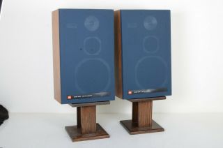 Jbl Model 4313b Control Monitor Professional Speakers With Stands Set