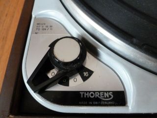 Thorens TD 124/II Turntable  SN 70827 3
