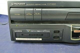 PIONEER CD CDV LASER DISC PLAYER,  MODEL CLD - A100 2