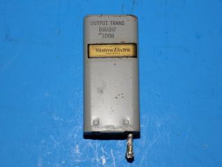 Western Electric D161897 Output Transformer From 1959 For Diy Tube Amp Building