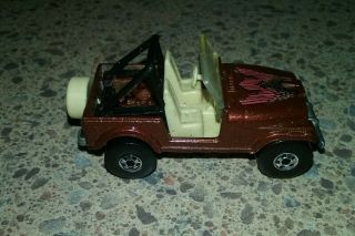 Vintage Hot Wheels 1981 Jeep Cj - 7 Mattel Collectable Toy