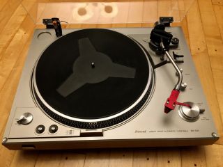 Sansui Sr 535 Turntable With Ortofon 2m Red Cartridge With Sh - 4 Headshell