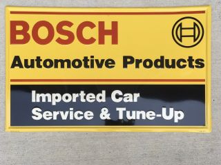 Bosch Automotive Products Sign Embossed Metal 16x26