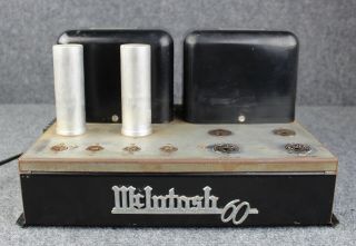 Mcintosh Mc60 Tube Amplifier 1 For Parts/repair