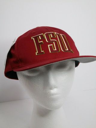 Nike Team Sports Fsu (florida State) 75679 Adjustable Hat Cap " Bobby Bowden " Aut