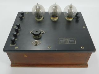 Western Electric 7a Audio Amplifier W/ 216a Tennis Ball Tubes Shape