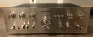 Kenwood Ka - 8100 Dc Stereo Integrated Amplifier Sounds Great