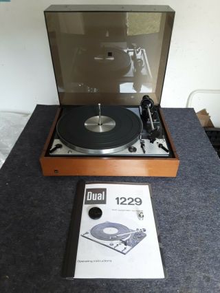 Dual 1229 Turntable Completely Restored.  Very Near.  100 Guaranteed